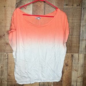 Express dip dye top